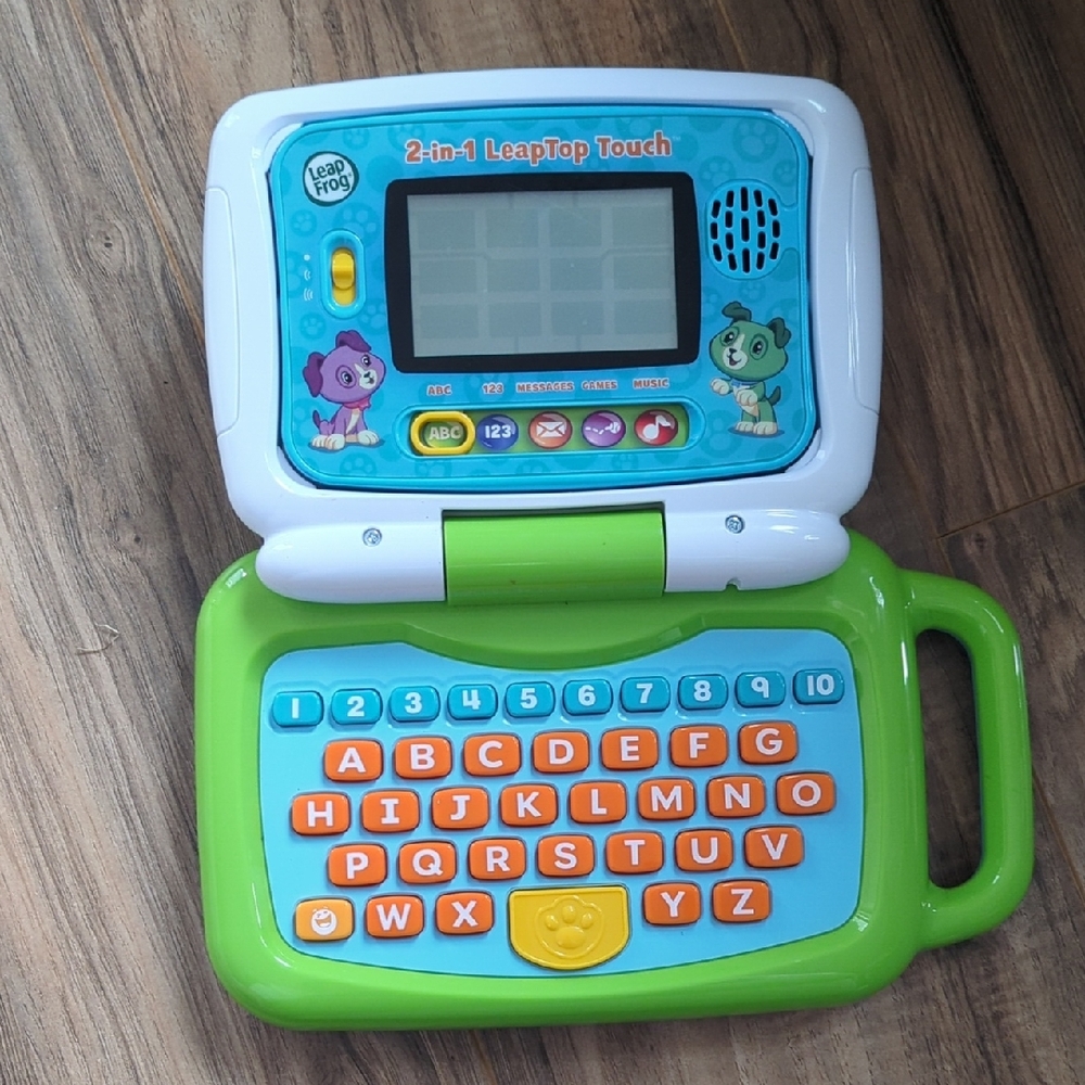 LeapFrog Interactive Learning Laptop - Green and Blue